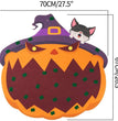 Halloween Decorative Felt Stereo Accessories DIY Pumpkin Cat