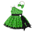 Girls Fashion Simple Halloween Mesh Costume Suit