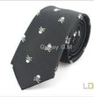 Polyester skull tie Halloween party accessories
