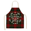 Cotton linen creative Christmas apron