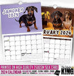 2024 Cheeky Sausage Dog Calendar Funny