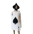 Poker Spades A Suit Halloween Black Hat Clothes Suit