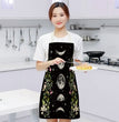 Halloween Skull Printed Cotton And Linen Apron