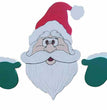 Christmas Themed Fence Garden Top Decoration