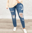 Women's Summer Plus Size Worn Fashion Jeans Women