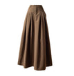 Women's High Waist Long Large Swing Skirt A- Line Skirt