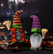 Halloween Fashion Broomstick Faceless Doll Figurine