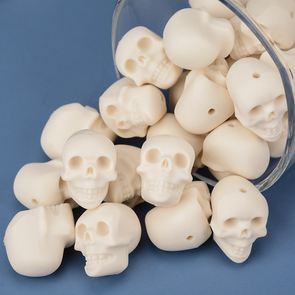 Silicone Beads Skull Halloween Beaded DIY