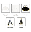 6pcs Happy New Year 2024 Theme Paper Hat Party Decoration Photo Props