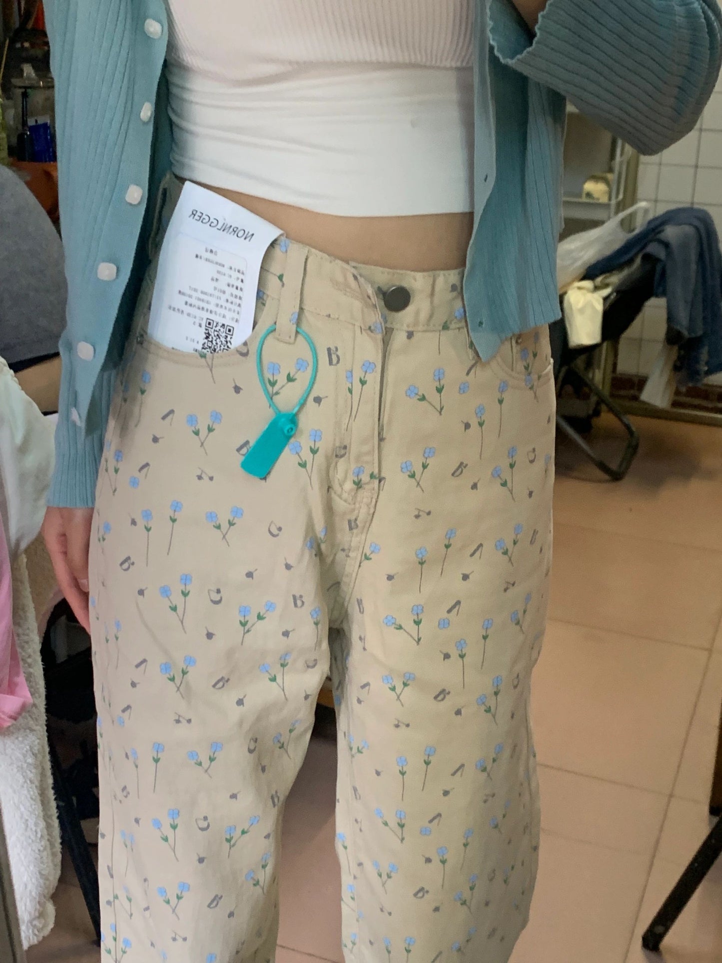 Casual High Waisted Straight Leg Wide Leg Pants