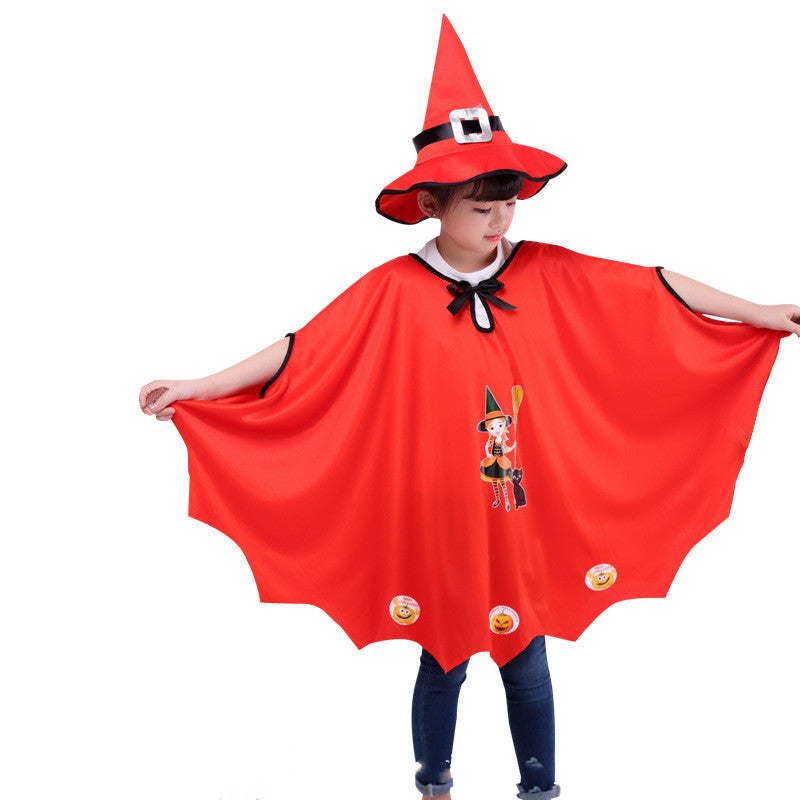 Halloween Children's Cloak Performance Costume Suit