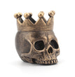 Resin Crown Skull Candle Holder Halloween Atmosphere Decoration