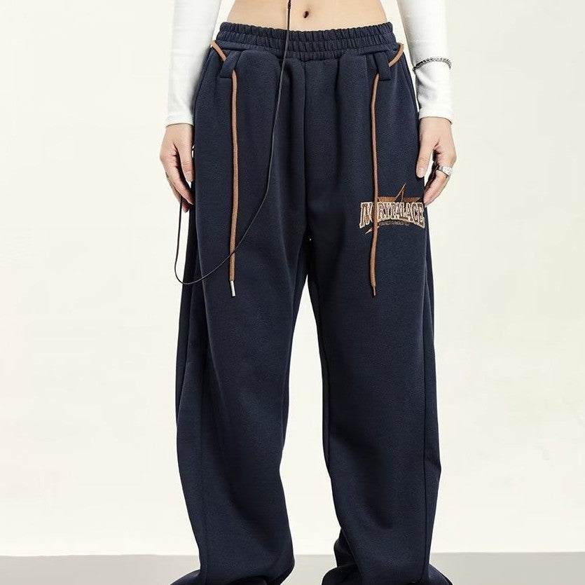 All-matching Loose Simple Trendy Fashion Sports Casual Pants