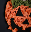 Halloween Pumpkin Garland Hand-woven Party Layout Props Pendant