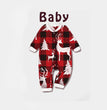 Christmas European And American Christmas Deer Head Print Parent-child Home Service Suit