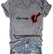Women's Halloween Funny Short Sleeves
