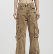Overalls Men's And Women's Sports Loose Wide Leg Multi-pocket
