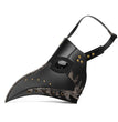 Woman Plague Doctor Mask Black Death Halloween Steam Punks Beak Synthetic Leather