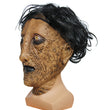 Latex Horror Face Halloween Mask With Black
