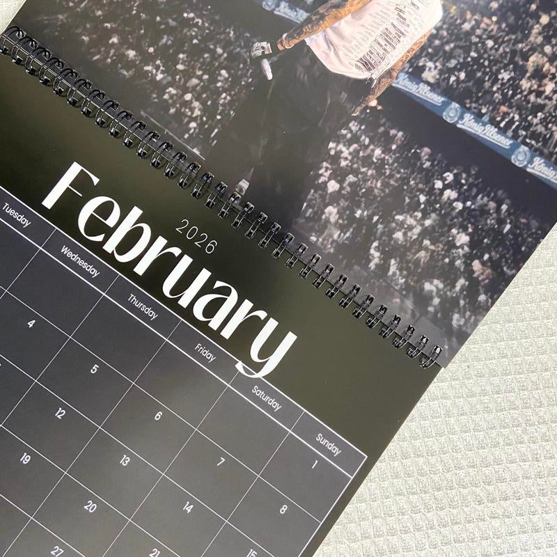 Chris B 2026 Calendar - Merch for Fan, Celebrity Merch, Christmas Gift | Home Decor, Office Decor - Fan Gift, Unique Holiday Gift