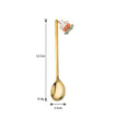 Halloween Style Pendant Stainless Steel Coffee  Creative Pumpkin Spoon
