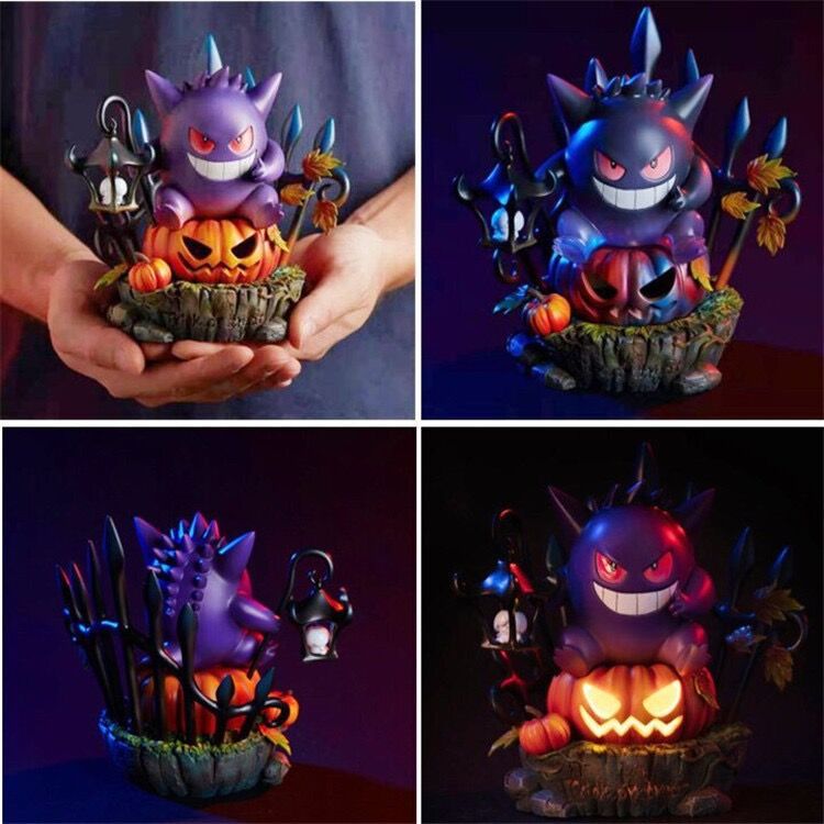 Halloween Pumpkin Lantern Sculpture Resin Crafts Ornaments
