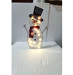 Christmas Scene Decoration With LED Lights Christmas Snowman Ornaments