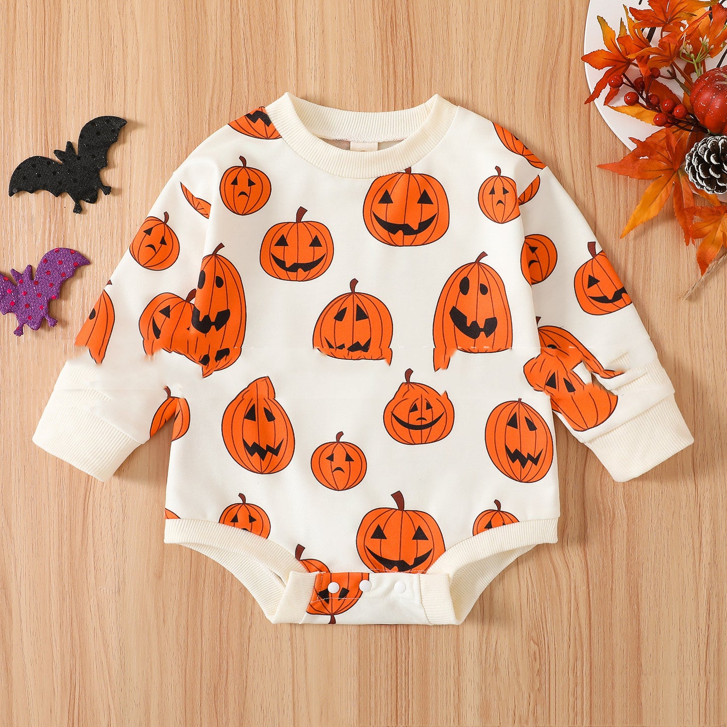 Halloween Pumpkin Ghost Face Hopper Ins