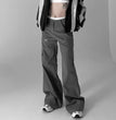 Simple Casual Straight-leg Flared Pants Women's Clothing