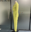 Fashion Casual Loose Solid Color Trousers Two-piece Set