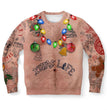 Skull Halloween Digital Print Crew Neck Sweatshirt