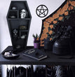 New Halloween Gothic Decorative Coffin Rack