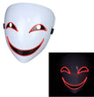 Glowing Black  Halloween Mask