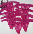 Women's T-back Letters Diamond Decorations Embroidery Love