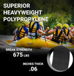 Heavyweight Polypropylene Webbing - Heavy Duty Poly Strapping for Outdoor DIY Gear Repair, 3/4 Inch