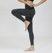 Snowflake Jacquard Seamless Yoga Workout Ankle Length Pants
