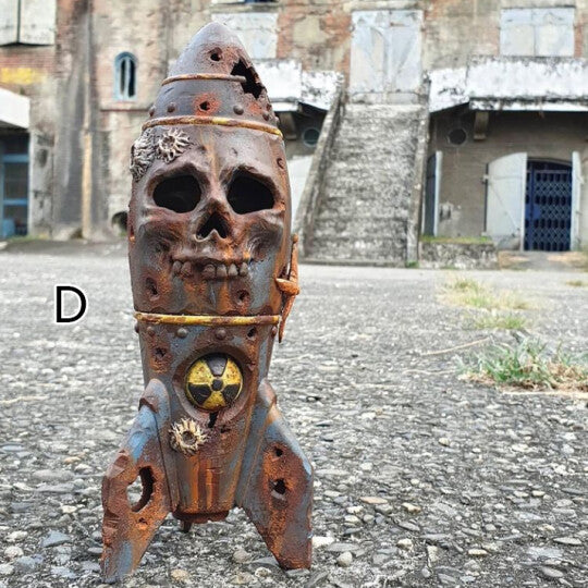 Halloween Bomb Skull Cannonball Resin Crafts