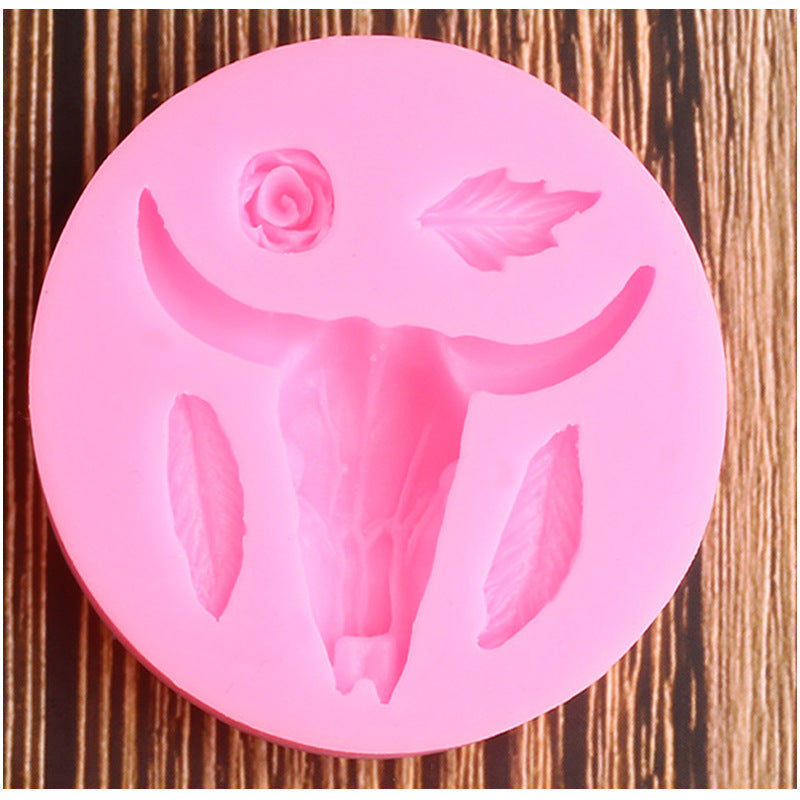 Halloween Skull Silicone Fondant Cake Mold