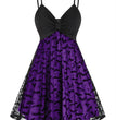 Bat Belt Halloween Party Dress