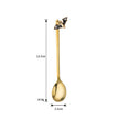 Halloween Style Pendant Stainless Steel Coffee  Creative Pumpkin Spoon