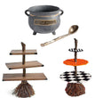 Halloween Broom Table Tree Root Decoration New Product Resin Handicraft Decoration