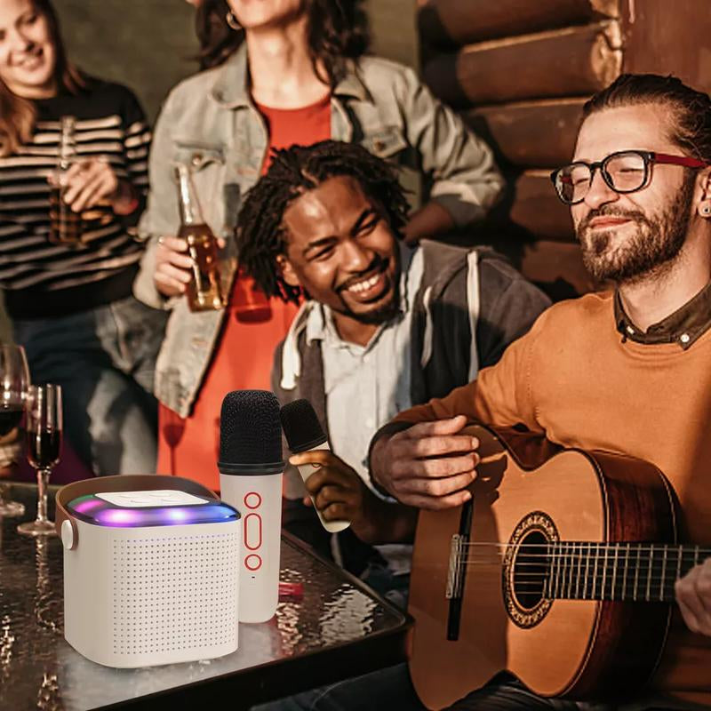 Portable Karaoke Machine - Wireless Speaker with High-Definition Mic - Enhanced Bass & Seamless Connection - Perfect for Adult Home Parties, Birthday Celebrations