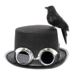 Steampunk crow hat