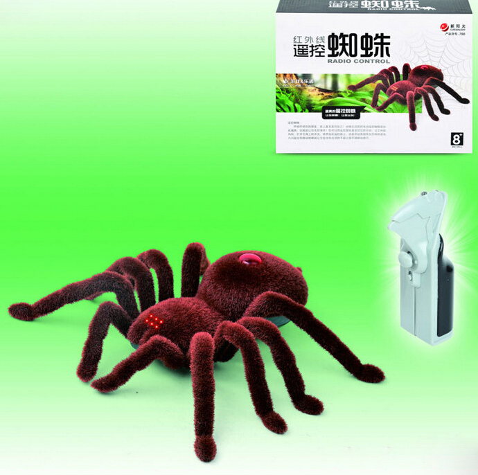 Remote control small spider two-way realistic animal child spoof simulation halloween toy