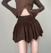 Women's Irregular Lace-up Waist Skirt