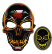Halloween Skeleton Mask LED Glow Scary Mask