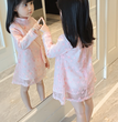 Girls long-sleeved cheongsam dress costumes