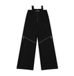 Hot Girl Zipper Design Casual Trousers
