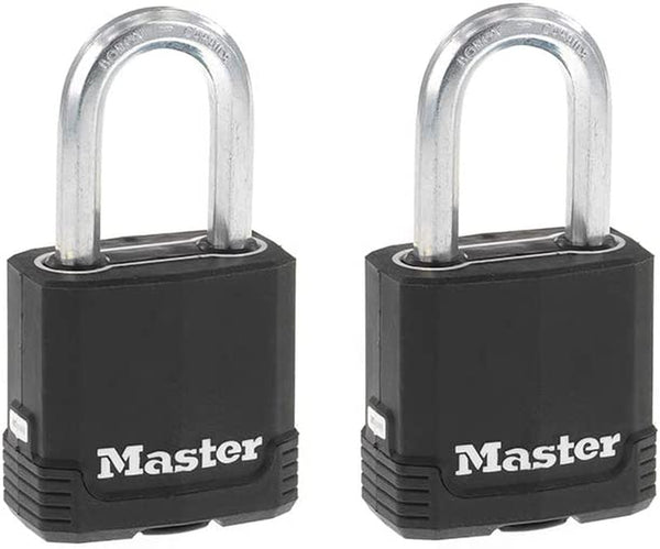 Magnum Heavy-Duty Outdoor Padlock, 2-Pack