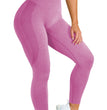 Snowflake Jacquard Seamless Yoga Workout Ankle Length Pants